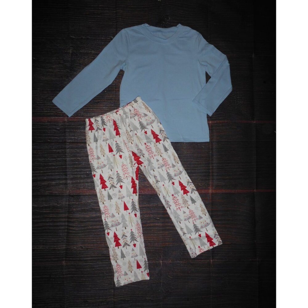 Boutique Boys Christmas Tree Long Sleeve Outfit Set